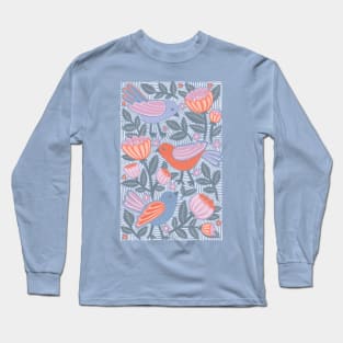 Bonny Little Birds and Blooms Long Sleeve T-Shirt